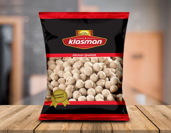 KICHERERBSEN WEISS GERÖSTET